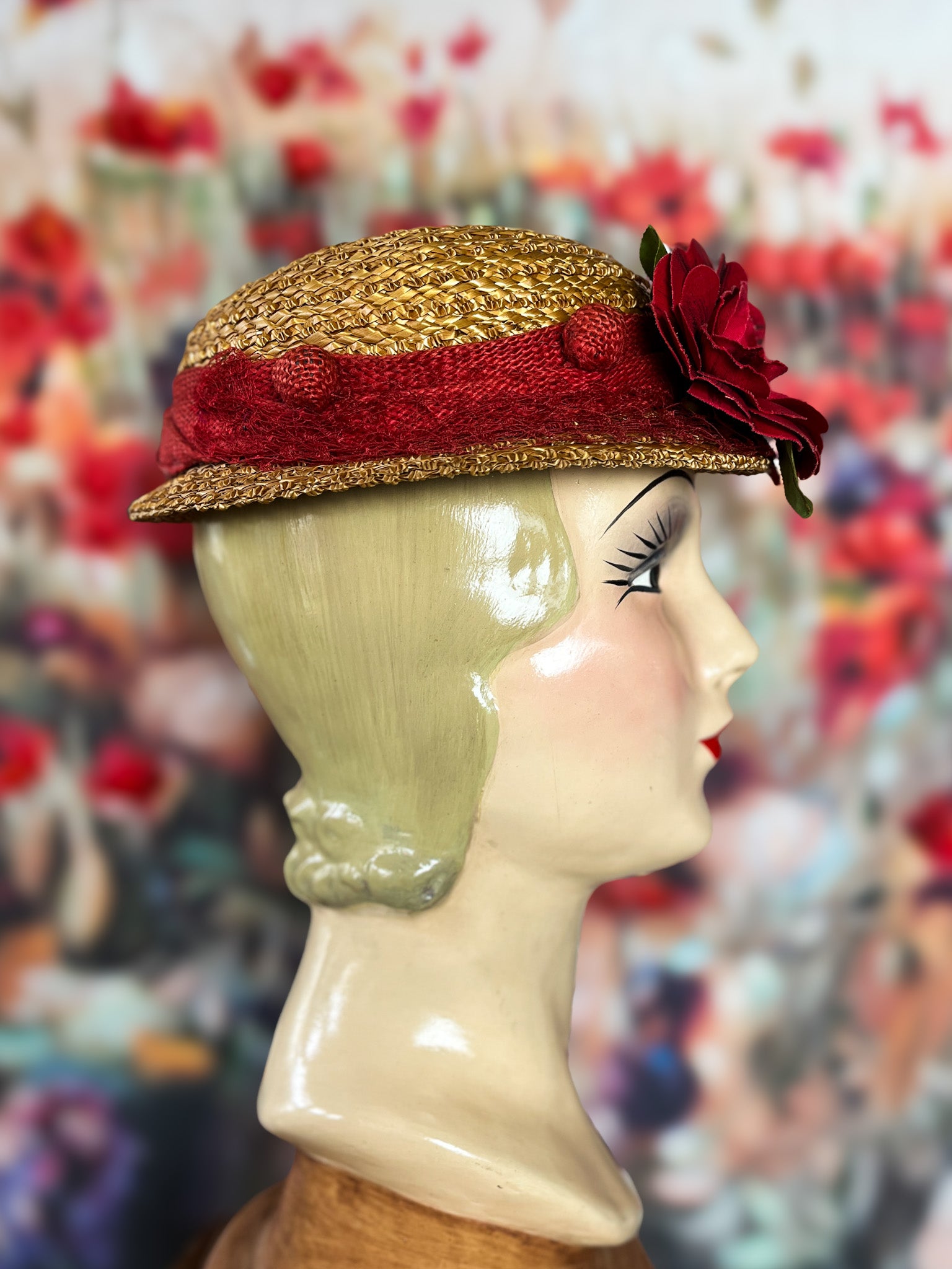 Carousel Vintage Straw Hat