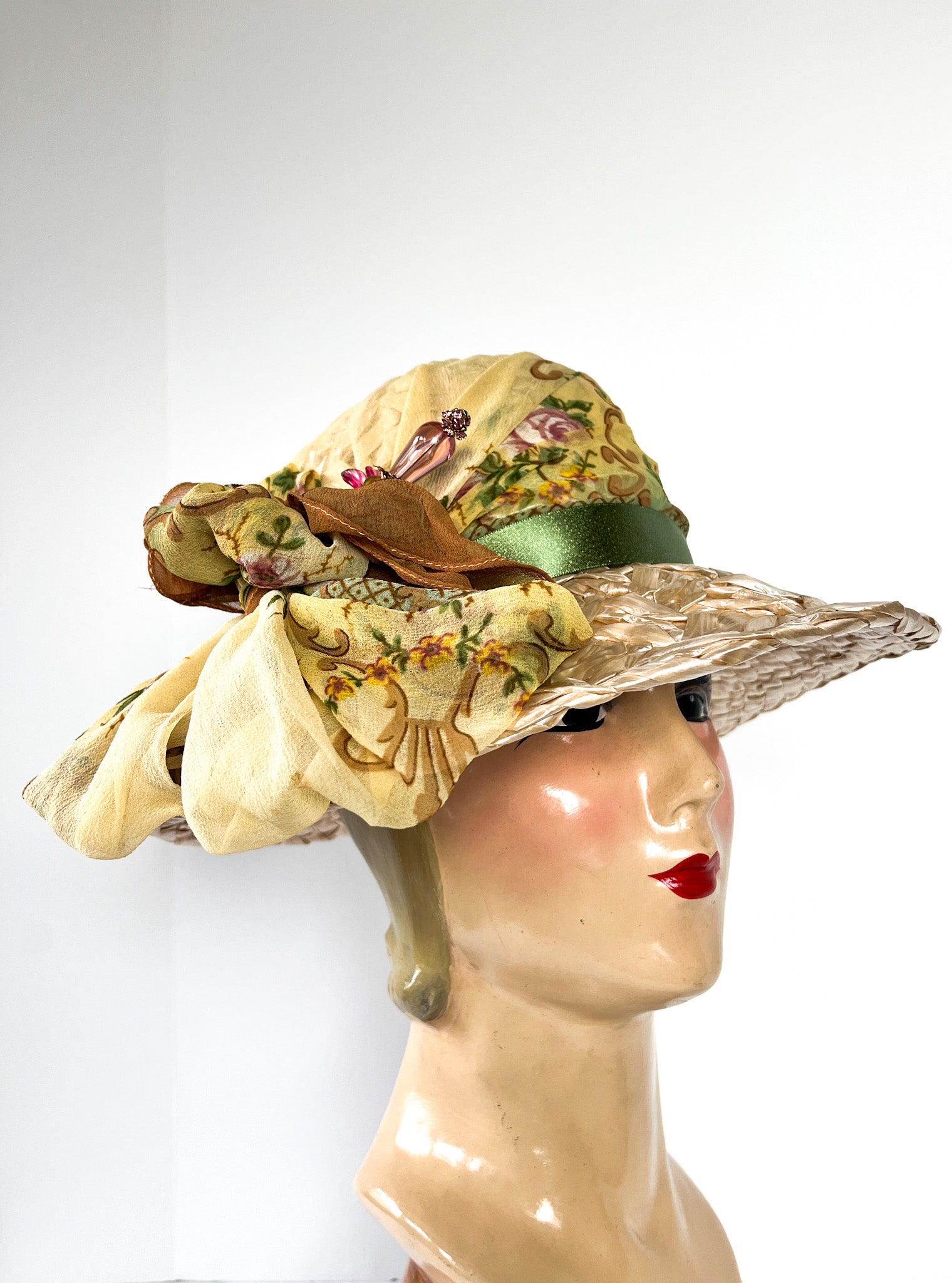 Southern Belle Vintage Straw Hat