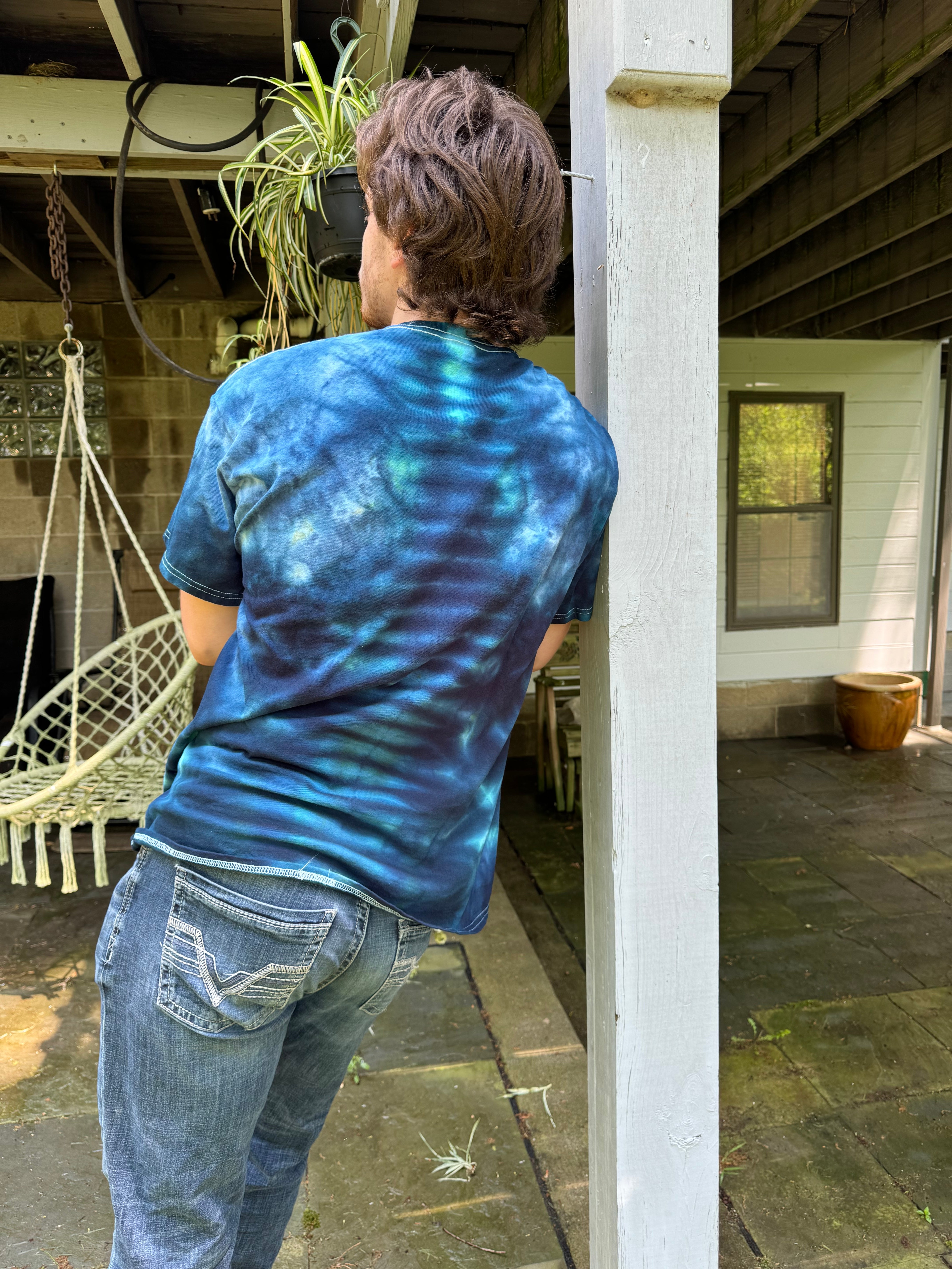 Electric Blue Fireworks Tee